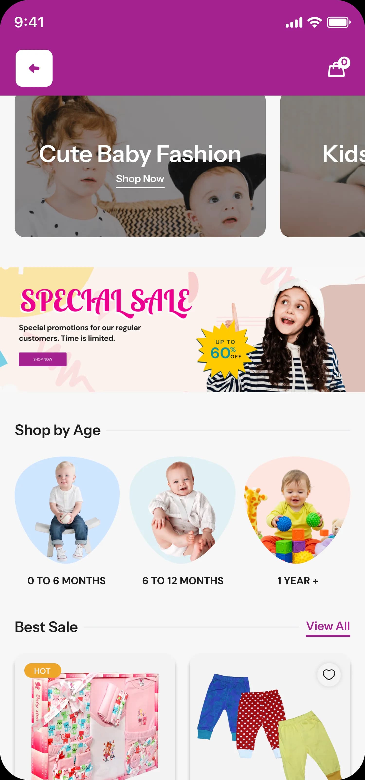App screen left