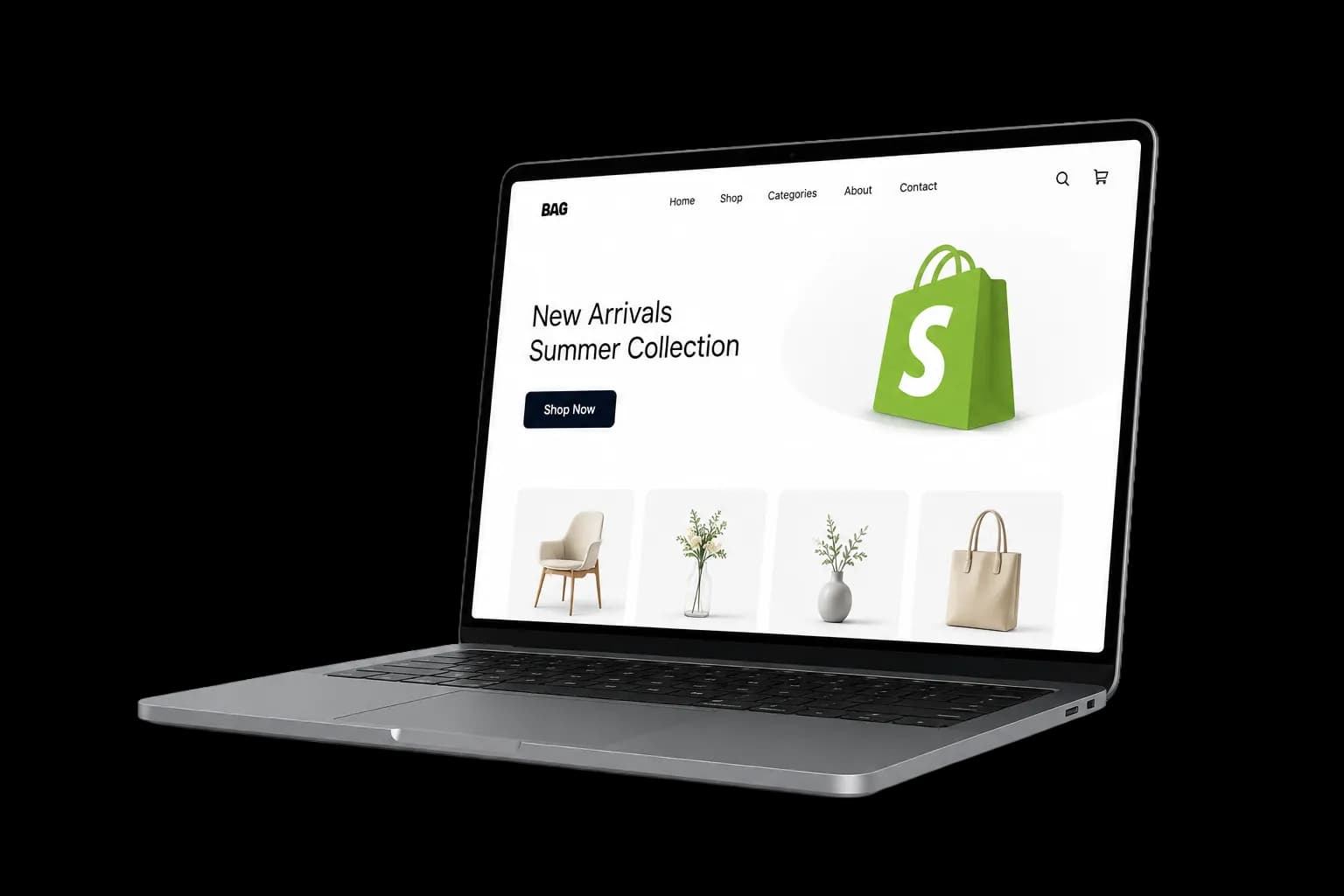 Shopify Store Mockup