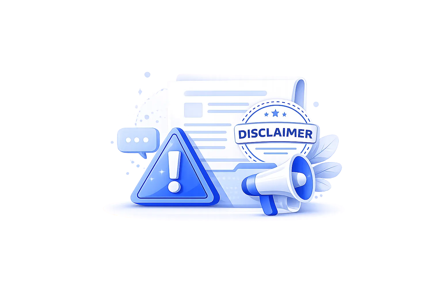 Disclaimer Illustration